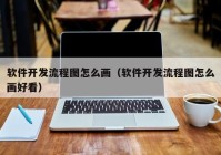 软件开发流程图怎么画（软件开发流程图怎么画好看）